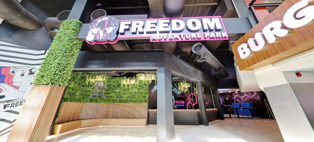 Freedom Adventure Park front of venue